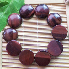 (10 pieces/lot)  Wholesale Natural Red Tiger Eye Gem Round CAB CABOCHON 20x6mm Free Shipping Fashion Jewelry ZY3358 2024 - buy cheap