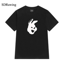Camisetas de algodón con diseño de conejo para mujer, ropa con estampado de conejo, Hipster, de talla grande 2024 - compra barato