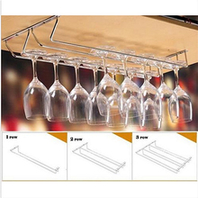Cabide de vidro para armário em aço inoxidável, suporte para copos, cozinha, bar de jantar 2024 - compre barato