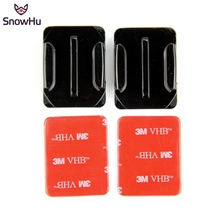 SnowHu for gopro accessories Curved Surface Base 2 x Curved mount 3M VHB Adhesive Sticky for GoPro Hero 9 8 7 6 5 for Yi 4K GP11 2024 - buy cheap