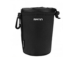 free shipping  Matin Neoprene waterproof Soft Camera Lens Pouch bag Case Size (M) for canon nikon sony lens 2024 - buy cheap