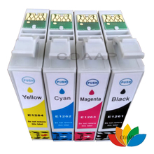 Cartucho de tinta Compatible con EPSON T1261-T1264, para impresora epson WF-3520, WF3540, WorkForce 520, 630, 635, 840, 4 Uds. 2024 - compra barato