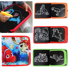 Libro de colorear de animales para bebés, tablero de dibujo de animales, juguete de aprendizaje borrable para dibujar, garabatear, bocetos 2024 - compra barato