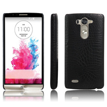 Чехол для телефона из искусственной кожи под крокодила для LG G3 Mini / G3 Beat D722 D725 D728 D724, задняя крышка для LG G3 S G3S 2024 - купить недорого