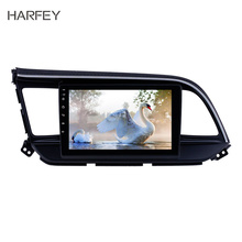 Harfey car GPS Radio for Hyundai Elantra LHD 2019 Android 8.1 9" with USB WIFI Bluetooth AUX support Carplay SWC Rearview camera 2024 - buy cheap
