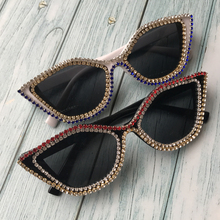 ZAOLIHU-gafas de sol con forma de ojo de gato para mujer, anteojos de sol femeninos con diseño de ojo de gato grande, hechos a mano, con diamantes, estilo Sexy, de lujo, baratos, 2019 2024 - compra barato