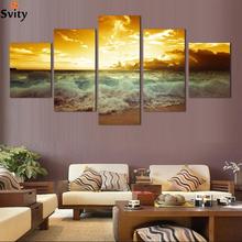 Seascape Sunset Canvas Art Print Wall Painting Sea posters and prints wall art canvas for living room factory directly sale 2024 - buy cheap