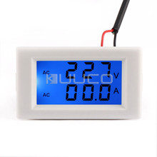 Digital Tester 2in1 Voltmeter Ammeter AC100-300V / 50A Voltage Current Monitor Built-in Current Transformer 2024 - buy cheap