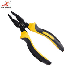 RDEER Cutting Pliers 6''/160mm Electrician Pliers Wire Strippers Shear Sharp Multi-tool Hand Tools Ferronickel Alloy 2024 - buy cheap