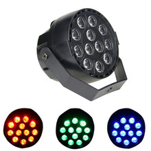 WorldStar Par Light 12 LED RGB 3IN1 18W 1.5*12LED Stage Lighting DMX 512 Club Disco Party Ballroom KTV Bar Wedding DJ 2024 - buy cheap