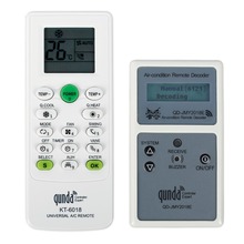 Mando A distancia para aire acondicionado Qunda KT-6018, Control remoto Universal A/C, decodificador QD-JMY2018E A/C, nuevo 2024 - compra barato