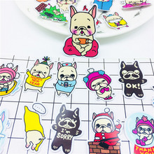 38 PCS Cute wearing stylish dog Paper Stickers Crafts And Scrapbooking stickers book kids toys Decorative sticker DIY Stationery 2024 - buy cheap