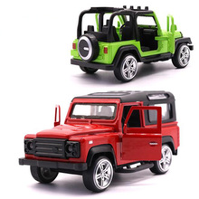 Carro de brinquedo em escala 1:32, 13cm, defender, off road, suv, fundição, modelo de brinquedos para crianças, coleção 2024 - compre barato