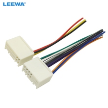 LEEWA-Cable de Audio para Radio de coche, arnés de potencia, adaptador para KIA K2/K3/K5/Sportage R Hyundai IX35/Tucson ISO CD, 30 Uds. 2024 - compra barato