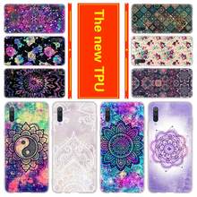 Capa de silicone macio para xiaomi mi 12 11 10 8 a3 a2 cc9 lite 9 11pro 6x ultra capa floral flor mandala henna 2024 - compre barato