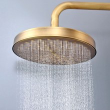 Bathroom Accessory 8 Inch Antique Brass Water Saving Round Shape Top Rain Shower Head Bathroom Fitting ash240 2024 - buy cheap