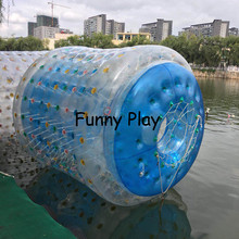 Inflatable roller ball For Kids And Adults Inflatable Rollers Cylinder Water grass Zorbing water walking roller for kids rental 2024 - buy cheap