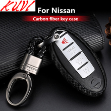 2019 New Carbon fiber silicone Key Cover Car Accessories Styling Case For Nissan Tiida Sunny For Infiniti FX35 Q70 G37 QX50 Q50L 2024 - buy cheap