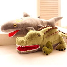 Candice guo Plush toy stuffed doll Crocodile shark hand warm cartoon cute kid pillow cushion birthday gift christmas present 1pc 2024 - buy cheap