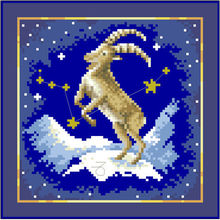 Embroidery Package  Cross Stitch Kits Unopen New Luxurious Capricorn Free shipping 2024 - buy cheap