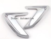 Крышка вентиляционного отверстия капота впускного отсека крыла ABS хромированный 3D стикер для BMW 3 серии GT Gran Туризм F34 Новое поступление 2013-2016 2024 - купить недорого