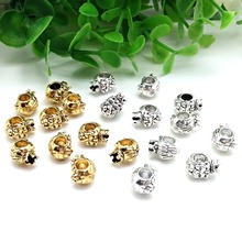 Charms lion Head Spacers Beads Vintage Silvery Alloy Beads DIY For Jewelry Making Bracelet Accessoires 2024 - buy cheap