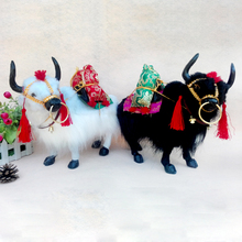 simulation animal yak 30x25cm model toy polyethylene&furs Resin handicraft decoration gift A1451 2024 - buy cheap