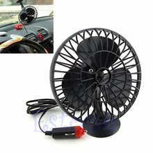 1PC Plastic 12V Powered Mini Truck Car Vehicle Cooling Air Fan Adsorption Summer Gift Black 2024 - buy cheap