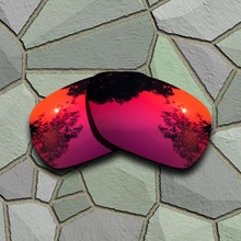 Gafas de sol polarizadas, lentes de repuesto, color rojo, violeta 2024 - compra barato