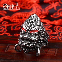 BEIER 316L Stainless Steel Acalanatha Men Ring Wholesale Gothic High Quality Biker Jewelry Gift  Dropshipping LLBR8-580R 2024 - buy cheap