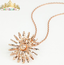 Presente de natal joias diamantes 18k ouro coração formato 18k pescoço lace001 2024 - compre barato