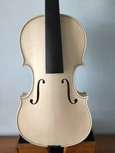 White violin 4/4 flamed maple one piece back Stradi model 2024 - buy cheap