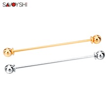 SAVOYSHI Brooches Broches Fashion Personality Brooch Silver color Gold color Clip Collar Shirt Buttoned Pin Male Accessories 2024 - buy cheap