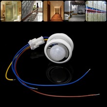 40mm LED PIR Detector Infrared Motion Sensor Switch With Time Delay Adjustable G08 Whosale&DropShip 2024 - buy cheap