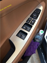 Lapetus-Reposabrazos de puerta interior, Panel de Control de elevación de ventana, cubierta embellecedora apta para Hyundai Tucson 2016 - 2020 ABS, accesorios para automóviles 2024 - compra barato