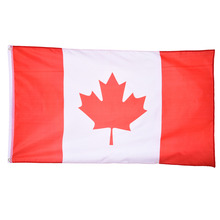 90*150cm  Canadian Flag Polyester Flag Banner  for Festival  Home Decoration 2024 - buy cheap