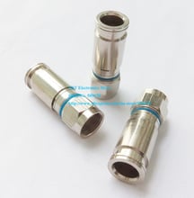 Conector de compresión F de alta calidad, adaptador de compresión RG-59, resistente al agua, RG59, envío gratis, 25 uds. 2024 - compra barato