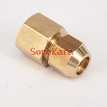 Flare Tube OD 8mm x M12x1.25mm female Brass Flare Male Connector Tube Pneumatic Fitting with Short Flare Nut 2024 - buy cheap