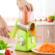 Plastic Containers Hand Roller Vegetable Cutter Slicer Kitchen Tools Multifunctional Round Slicer Potato Cheese Kitchen Gadgets 2024 - buy cheap