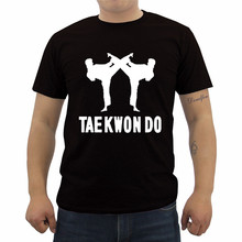New Tae Kwon Do Taekwondo T-Shirt Men's Martial Arts Tee Shirt Casual Male  O-neck Short Sleeve T Shirt Streetwear 2024 - buy cheap