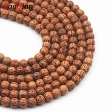 Natural 9mm Coconut Shell Wooden Beads For Jewelry Making Wooden Spacer Loose Beaded Bracelet DIY 2024 - buy cheap