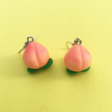 diy aretes de arcilla polimerica de moda, aretes de sandia, aretes de piña  