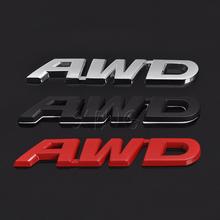 Металлическая Автомобильная наклейка, эмблема, автомобильный значок, наклейка для AWD логотипа Mercedes BMW Audi Ford VW Nissan Toyota для Honda Land Rover, аксессуары 2024 - купить недорого
