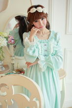 Free Shipping Comfortable Crystal Velvet Winter Nightgown Women's Long Sleepwear Princess Pijamas 2024 - buy cheap