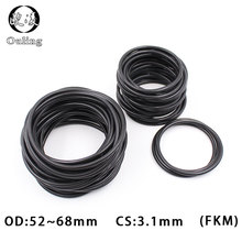 1PC Black FKM Rubber O-rings Seals 3.1mm Thickness OD52/54/55/56/58/60/61/62/65/68mm ORings Seal Gasket Oil Ring Sealing Washer 2024 - buy cheap