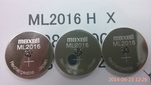 10PCS/LOT New Original Maxell ML2016 ML 2016 3v Li-Ion Lithium Ion Rechargeable Coin Cell Button CMOS RTC Battery Batteries 2024 - buy cheap