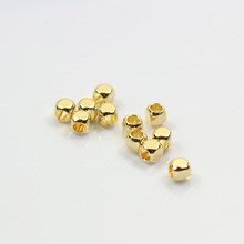 KC Gold color Square beads mini spacer Beads for DIY accessories jewelry making 3mm 30pcs 2024 - buy cheap