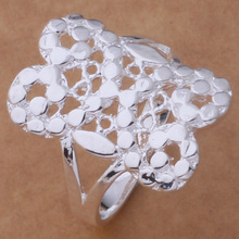 Atacado de alta qualidade banhado a prata moda jóias anéis WR-463 2024 - compre barato