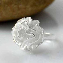 Посеребренное 3D Открытое кольцо в форме розы, очаровательные изысканные украшения, аксессуары, Прямая поставка 2024 - купить недорого