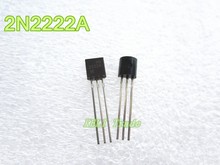 Транзистор NPN TO-92 2N2222A 2N2222, 100 шт., новинка 2024 - купить недорого